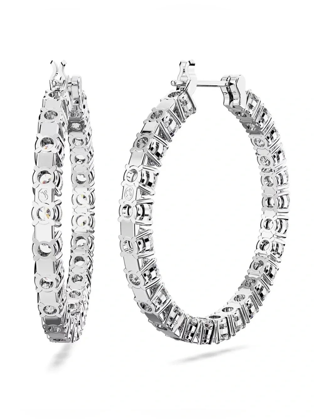 Swarovski sparkling silver